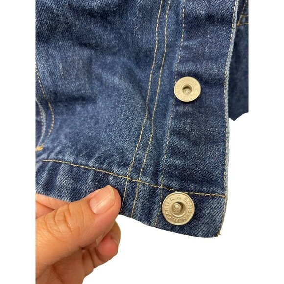Carters Vintage Denim Blue Jacket Trucker Toddler Size 4 - Picture 7 of 10